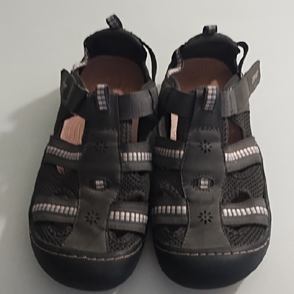 JSPORT Black Gray Pink Light Blue comfort Outdoor Sandals 8.5 - Picture 3 of 12